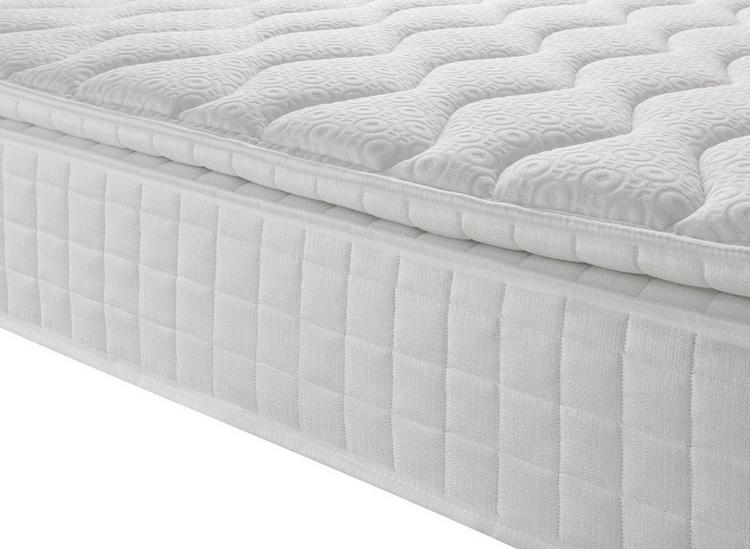 Layezee 800 pocket memory pillow top mattress top