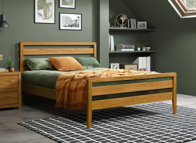 Low rise bed discount frame queen