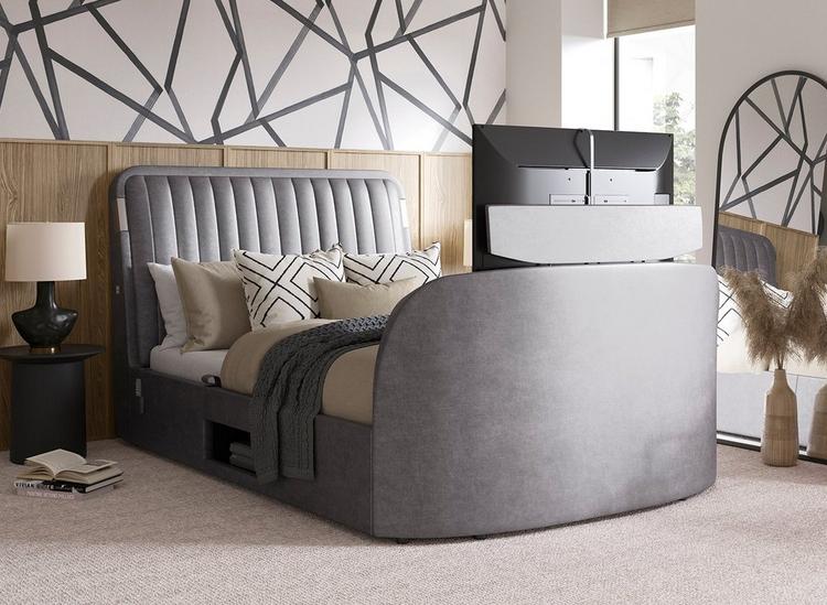 Super king tv bed frame hotsell