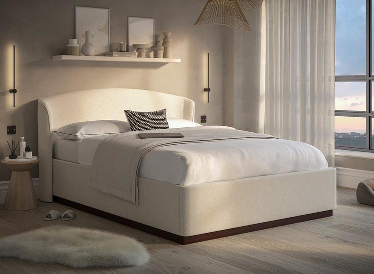 House Beautiful Chloe Boucle Ottoman Bed Frame Dreams Ireland