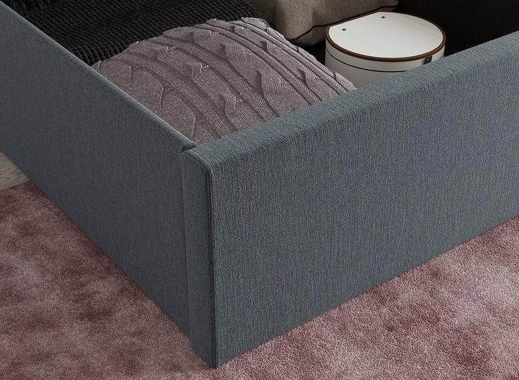 Yardley upholstered on sale ottoman bed frame