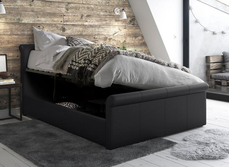 Wilson grey ottoman bed discount
