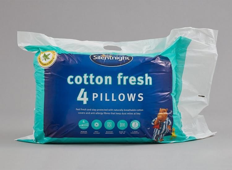 Silentnight So Cotton Fresh 4 Pack Pillow PandT