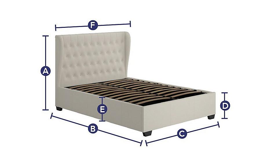 Sana Upholstered Ottoman Bed Frame Dreams Ireland