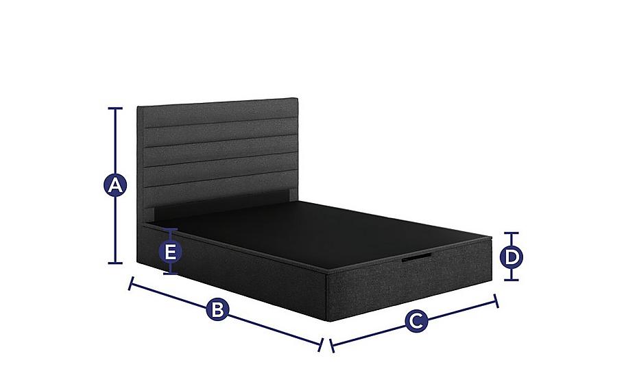 Sutton Upholstered Ottoman Bed Frame Dreams Ireland